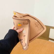 1 件可爱熊设计（无笔）iPad 保护壳，适用于 iPad 7/8/9、iPad Air 5/4/3 第 9 代 10.2 英寸、iPad Pro 11 英寸、iPad Air 6 2024，硅胶全覆盖 - 粉色 - 查看 9