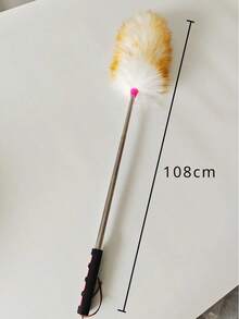 Plumero de lana escalable para limpieza del hogar, cepillo para plumero, limpieza del coche, barrido, uso doméstico, herramientas de limpieza lavables para el hogar - Escalable 1PC - Ver 3