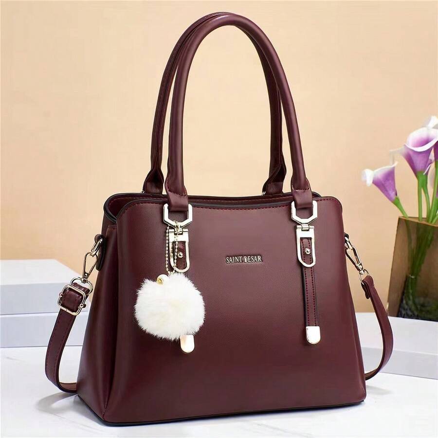 Women Shoulder Bags - Khaki - View 1