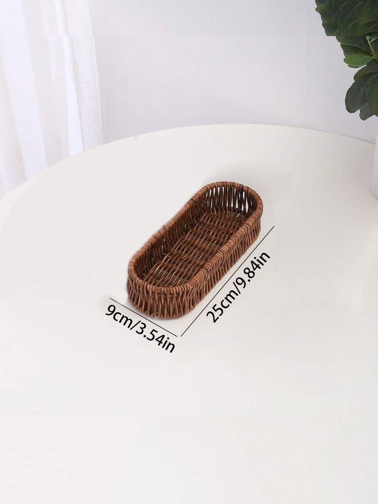 1 szt. Kosz do przechowywania z rattanu, 3 rozmiary kreatywnego przenośnego pojemnika do przechowywania łyżki i widelca, odpowiedniego do noży, widelców, łyżek, zastawy stołowej, narzędzi kosmetycznych, artykułów papierniczych do biura, wystroju sypialni, kosze do przechowywania trawy morskiej i rattanu Coastal Vibes, geometryczne metalowe kosze w stylu boho, naturalne doniczki do dekoracji domu na plaży, na powrót do szkoły - Wielokolorowe - Zobacz 17