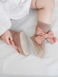 1 Pair 0-2 Years Old Cartoon Pattern Silicone Non-Slip Socks, Suitable For Toddlers, All Season - Multicolor - View 5