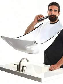 1PC/2PCS/3PCS 60CM Hair Cutting Shaving Apron Waterproof Reusable BarberBeauty Salon Protective Cloak ForMen Women Adults Christmas Gift HolidayParty Grooming Styling ProfessionalHome Use Hairdresser Unisex SalonAccessories - White - View 5