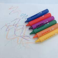 6pcs/Set 6 Colors Bathtub Crayons, Vibrant Colors, Perfect Gift For Art Lovers, Handmade Craft Kit, Birthday/Holiday Gift - Multicolor - View 5