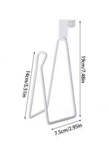 1pc Toilet Paper Holder Iron Art Roll Paper Rack Wall Mounted Hook Tissue Box For Bathroom