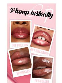 Lip Plumper 6 Colors Moisturizing Glossy Plumping Lip Gloss Long Lasting Hydrating Natural Lip Plumper For Women Girls,Lip Oil,Lip Gloss Setlip Plumper Gloss,Lip Gloss,Lipgloss,Clear Lip Gloss,,Gloss, ,Lip Product,Gisou Lip Oil,Lip Oil Set