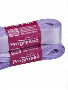 Satin Ribbon 22mm Wide In 10m Pieces. - PURPLE (COLOR 245) - View 2