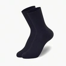 1/5 Pairs Random Colorful Crew Sports Socks Solid Breathable Casual Candy Color Socks For Men's And Women's Outdoor Running Hiking Daily Life