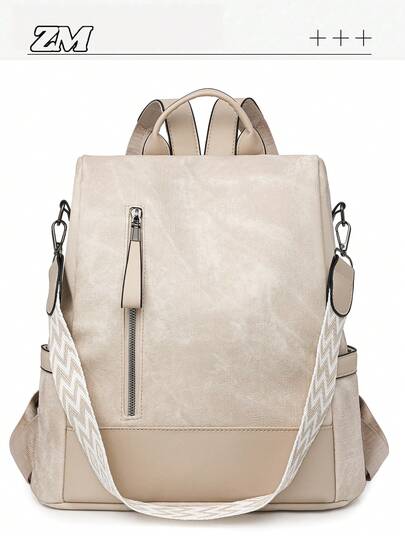 Luxe anti-diefstalrugzak voor dames; nieuwste gepersonaliseerde casual rugzak voor dames; grote, uitbreidbare multifunctionele reisrugzak; multifunctionele schooltas