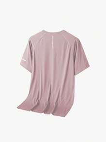 Women's Outdoor Quick-Dry Short-Sleeve Running Exercise Breathable Lightweight Training Suit Top T-Shirt