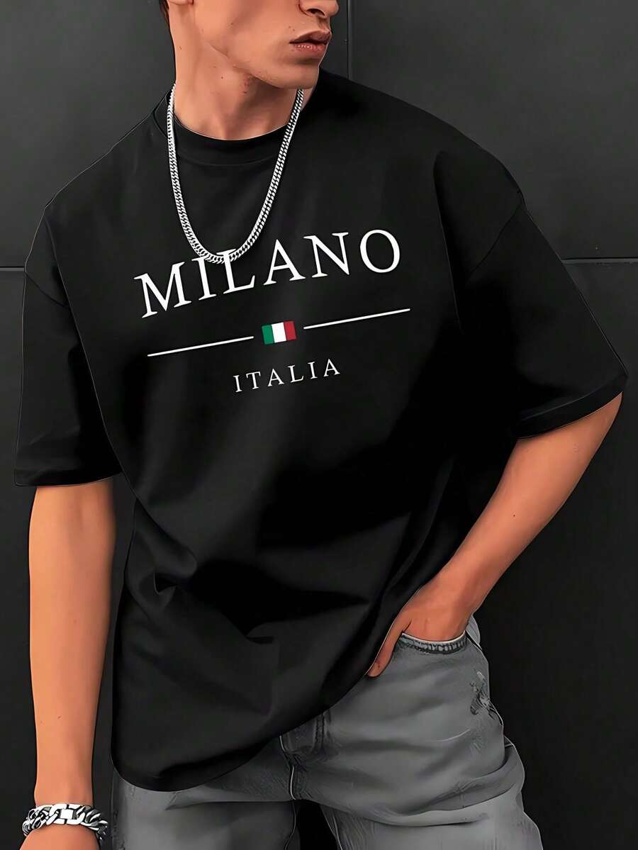 Men T-Shirts - Black - View 1