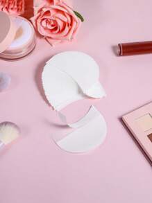 50片无纺布眼线保护垫，眼影眼线贴，嫁接睫毛隔离贴无纺布隔离眼贴卸睫毛工具，假睫毛延长化妆工具，化妆隔离贴，眼影，眼线，睫毛延长和唇妆辅助工具 - 彩色 - 查看 3