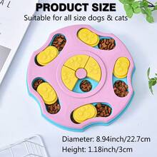 542YMXInteractive Puzzle Toy For Large Medium Small Smart Dogs Enrichment And Mental Stimulation For Training Treat Chew Gifts For Puppies And Cats - 粉色 - 查看 3