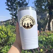 1pc Vintage Witch Sticker, Humorous Decal Great For Laptop, Water Bottle, Skateboard, Ideal Gift For Her, Perfect For Halloween