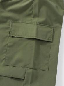 女孩秋冬装，宽松圆领长袖运动衫 + 阔腿休闲裤，带侧袋，适合外出、聚会和作为礼物 - 綠色 - 查看 6