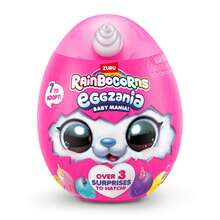 Zuru - Rainbocorns Eggzania Baby Mania 毛绒玩具，3 个惊喜包，7 种款式 - 92111 - 彩色 - 查看 5