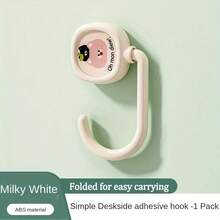 1pc Student Desk Hanging Bag, Detachable & Movable Hook, Desk Edge Hook, Adjustable For School/Office Desk, Backpack Storage Hook, Back To School Supplies