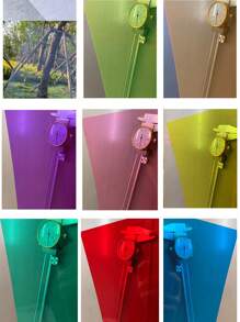 5pcs 0.3mm A4 Colored PVC Plastic Sheets, DIY Binding Soft/Hard Sheets, Colored Film Plastic Thin Sheets, Handmade DIY Translucent Film Plastic Sheets (With Protective Film On Both Sides, Remove Before Use) - one-size - View 10