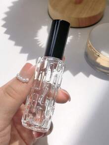 4 Stück/1 Stück 10ml klare leere Sprühflaschen mit Deckel, Kunstdesign Kosmetik Parfüm Lotion Aufbewahrungsbehälter DIY Beauty Tools, leicht zu tragen, geeignet für Reisen und Ausflüge, Reisezubehör - Verschiedenfarbig - Übersicht 9