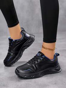 女士跑步鞋，软底，轻便，减震，皮革鞋面，回弹缓冲，适合日常训练，中老年妈妈鞋，透气，防滑，舒适的步行鞋，轻便，防滑登山鞋，性价比高，适合日常活动，轻便，合脚，易于清洁，经典设计 - 黑色 - 查看 10