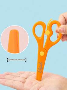 Personalized Custom Handmade Scissors, Non-Slip Safety Scissors, Student Paper-Cutting Scissors, DIY Anti-Pinch Hand Art Scissors, Back To School. - Multicolor - View 6