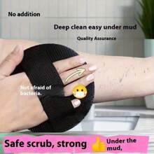 1 Set Of Exfoliating Bath Wipes, Gentle Earth Enhancing Body Scrub Towel, Painless, Easy-To-Use Polyester Shower Accessories, Personal Care Bath Tools