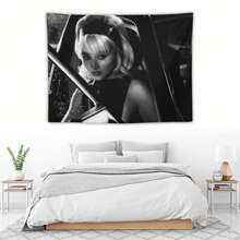 Music Album Poster Sabrina Tapestry Carpenter Flag For Living Room Bedroom Wall Hanging For Friends Pink Gift