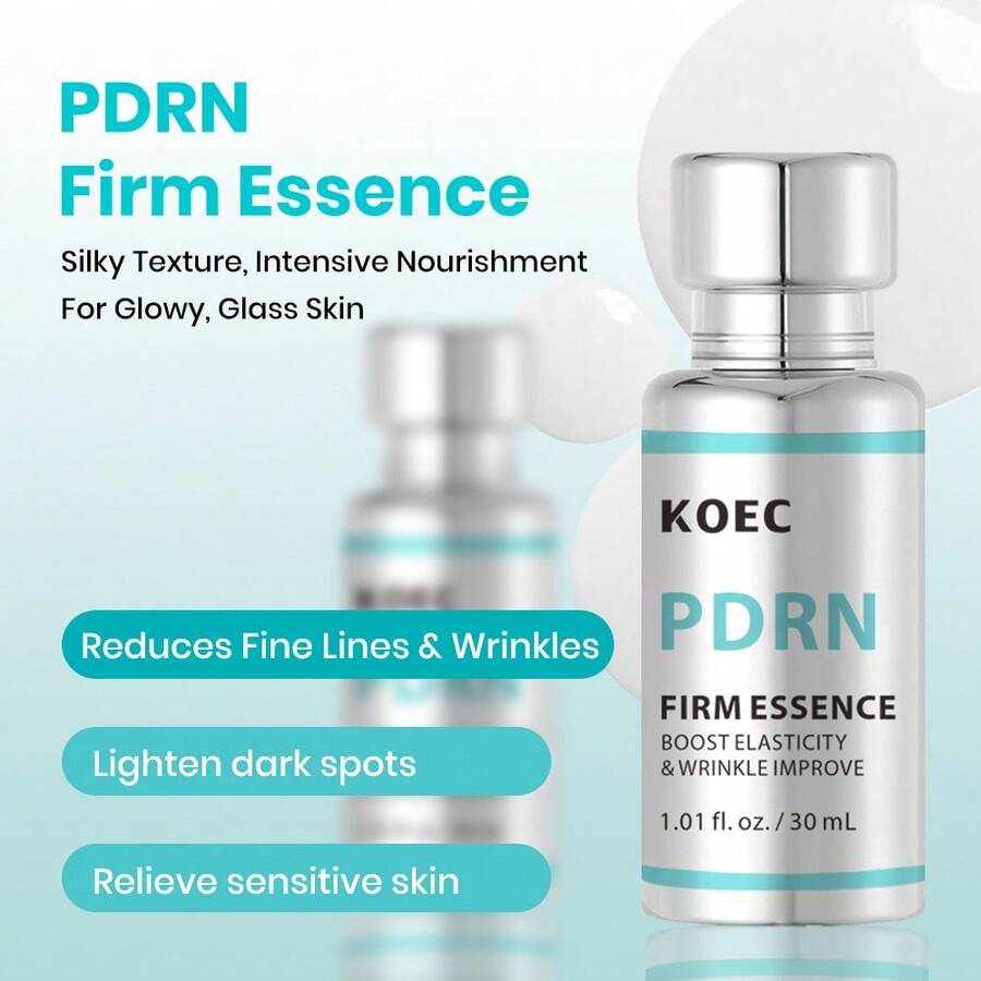 PDRN 100精华液，强效亮肤精华，修护丰盈肌肤，补水保湿，紧致肌肤，淡化细纹