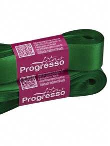 Satin Ribbon 22mm Wide In 10m Pieces. - FLAG GREEN (COLOR 217) - View 2