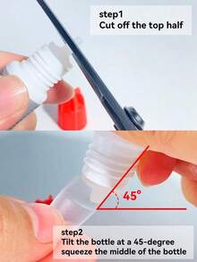 1PC/4Pc Max Speed Nail Glue For Press On Nails, Super Strength Flex Formula Nail Adhesive, With Twist-Off Cap & Nozzle Tip Squeeze Applicator,Need To Cut Off Half The Tip,Fast Drying Adhesive For Glue-On Nails & Repairs With Nozzle Tip Applicator, Ideal For Tips & Wraps - Cái chai - Xem 4