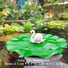 套装漂浮仿真荷叶假荷叶乌龟躲叶庭院鱼池鱼缸造景装饰摆件