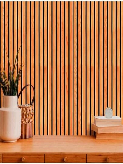 Papel de Parede Premium Rolo 5 Metros Autoadesivo 3D Madeira 5m x 45cm