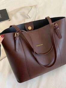 Bolsa de ombro feminina, nova, vintage, simples e estilosa, para viagem, 2025