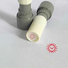 Mini Colorful Pattern Stamps For Scrapbooking, Classroom Activities, Teacher Stamps For Marking And Rewarding, Includes Sun, Smiling Face, Teeth, Turtle, Hedgehog, Pencil, Flower And More, Suitable For Home, School And Office Use - one-size - View 9