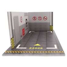 نموذج موقف سيارات بمقياس 1:24، تجميع، محاكاة، سيارة لعبة، ديكور، مكتب، هدية، هدية عيد ميلاد، هدية عطلة - متعدد الألوان - مشاهدة 5