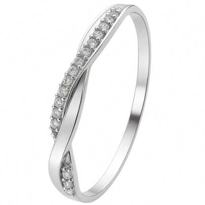 PRATAMIL JOIAS Anel Aparador solitario Harstad Prata 925