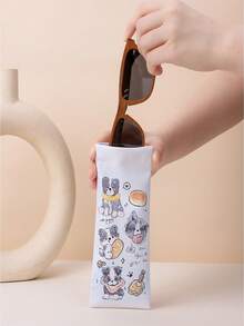 4 Styles Of Adorable Cartoon Eyeglass Cases - Featuring Cute Cat, Food, Panda Hugging Bamboo, And Lucky Cat Designs! Stylish Macaron Color Portable Scratch-Resistant Pouches Perfect For Girls, Ideal Travel Essentials For Back To School, Holiday Gifting, And Everyday Use, Combining Fun And Functionality For Fashion-Forward Eyewear Protection!