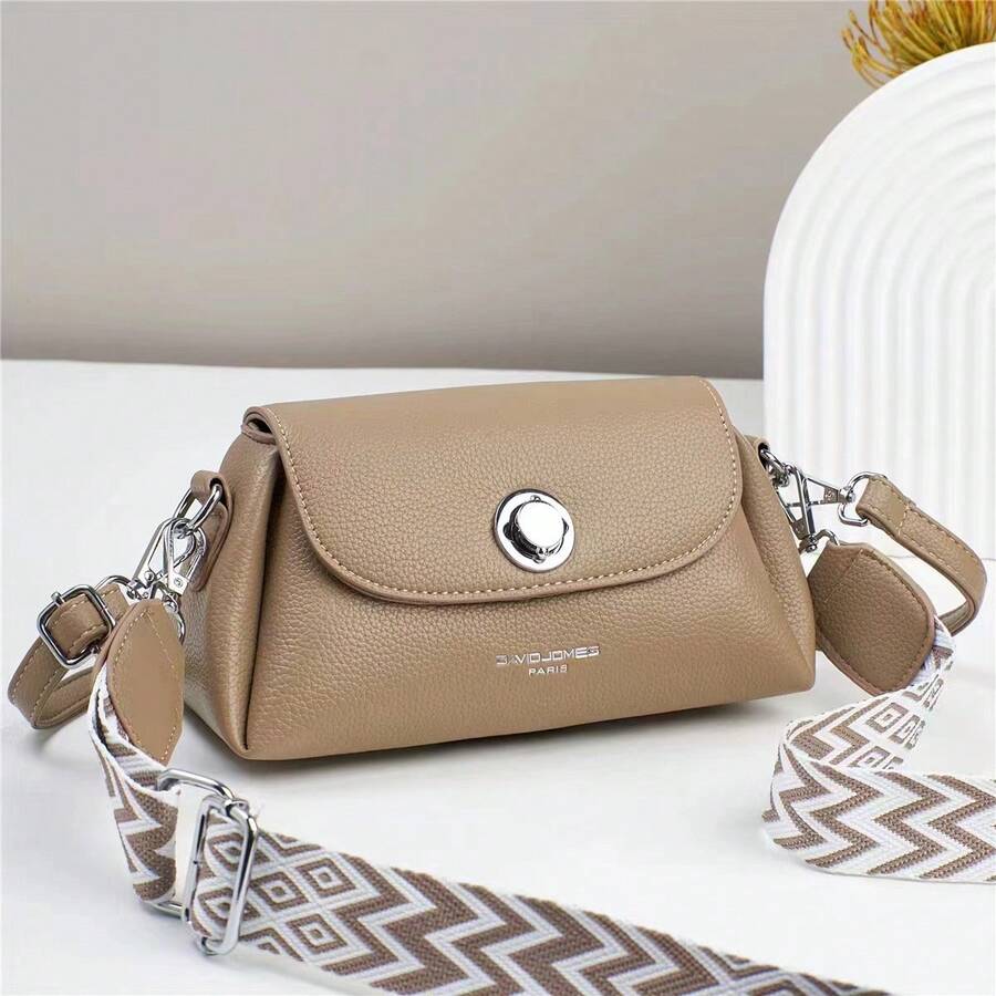 Women Shoulder Bags - 杏色 - 查看 1