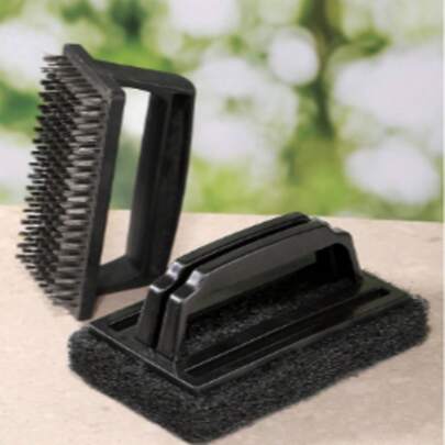 Stainless Steel Wire BBQ Grill Brush With Ergonomic Handle - Reusable, Heavy-Duty Barbecue Grill Cleaning Tool For Outdoor Cooking