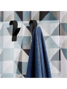 10 pezzi/5 pezzi/2 pezzi Ganci appendiabiti da bagno, portasciugamani multifunzione e appendiabiti per asciugamani, vestiti e altro - Multicolore - Visualizzare 5