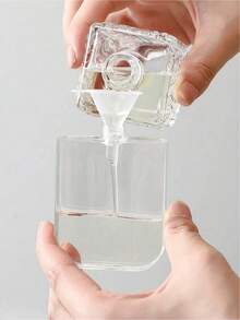 1 pieza Botella de spray portátil blanca transparente de 38ml/50ml, puede usarse para distribuir suplementos, botella de spray de viaje, botella vacía para perfume doméstico, botella de spray de niebla superfina para humectación facial - Adecuada para viajes, maquillaje, higiene, alcohol, desmaquillante, regalo para dama, novia, regalo del Día de San Valentín