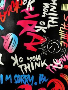 3 piezas Bóxer largos de hombre con estampado de flores y graffiti de fresas, shorts de boxeo cómodos y transpirables de gran elasticidad, shorts deportivos, ropa interior de hombre con diseños novedosos