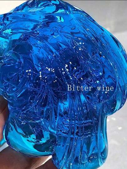 1pc Beautiful Crystal Mud Foam Slime Elastic Slime Toy, Great Birthday Or Christmas Gift