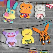 ZURU 9" Funny Ugly Monster - Budgie  Sasquoosh - White - Sasquoosh - View 2