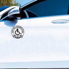 Not All Disabilities Are Visible Car Decal, Vinyl Car Sticker For Door, Rear Window, Bumper, Waterproof And Sunproof, No Residue - Multicolor - View 5