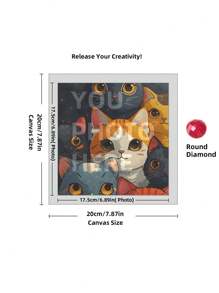 Kits de peinture de diamant personnalisés pour adultes, peinture de diamant personnalisée avec nom, peinture de diamant personnalisée, concevez votre propre image, peinture par kit de peinture de diamant, peinture de diamant 5D personnalisée et personnalisée, belle personnalisation de photo avec strass