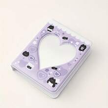 1pc Three Inch Heart-Shaped Design Album Photo Storage Book - Transparent Inner Page, Perfect For Commemorating Precious Moments, Memory Book, Heart-Shaped Design Album, Plastic Structure, Couple Album - Multicolor - View 15