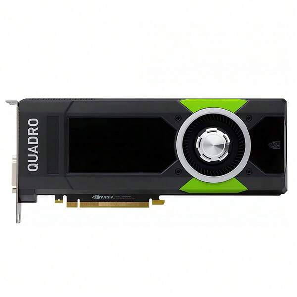 Nvidia Quadro P5000 16GB GDDR5 Professional Graphics Card, Full Height Dual Slot, 4x DP 1.4 + DVI-DL (5K/4K HDR), For Scientific Computing, Professional CAD, 4K Video Editing, 3D Rendering, VR Development (Industrial Packaging)