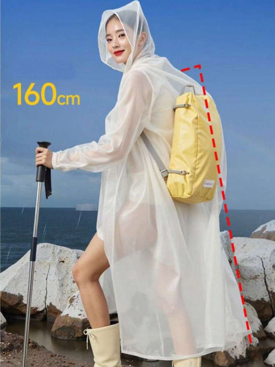 Reusable Raincoat For Men And Women, Long Style For Hiking, Trekking, Travel, Fishing, Concerts, Rafting, Outdoor Adventure, Multi-Purpose Use