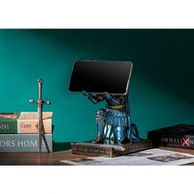 Automobile Phone Cradles Compatible With IPhone, Android Phone, Gift For Birthday, Family, Friends Car Accessories Car Phone Holder - Blue - View 8