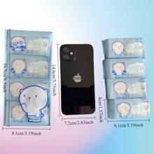 8pcs/Pack Adult Daily Cleansing Wet Wipes, Travel Size. Natural Formula, Safe & Unscented.
